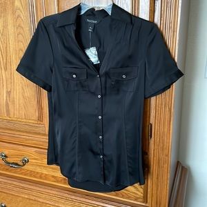 White House Black Market Shimmer Top NWT size sm